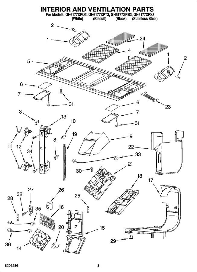Diagram for GH6177XPT3