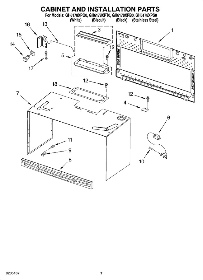 Diagram for GH6178XPB0