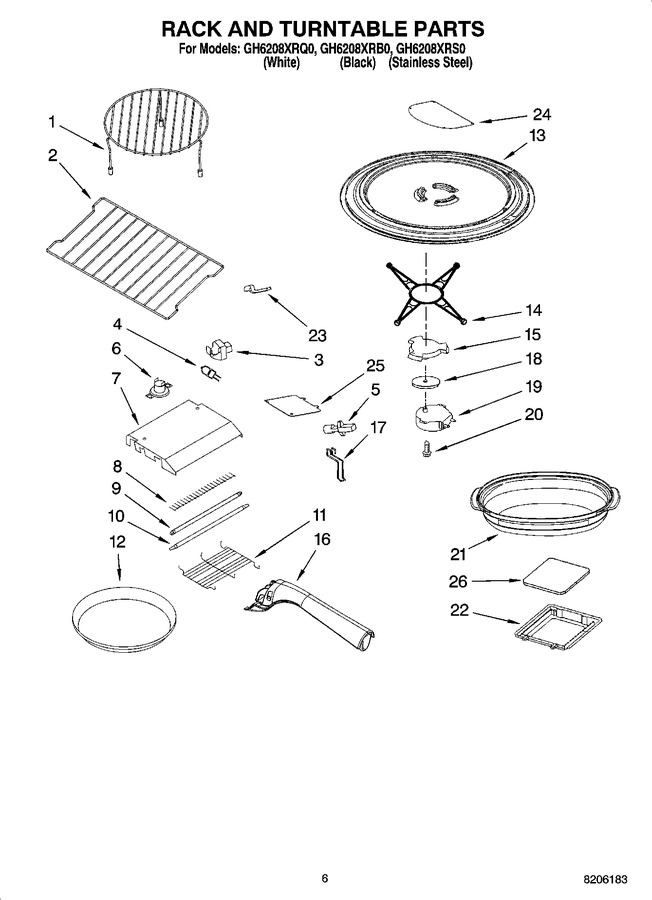 Diagram for GH6208XRQ0