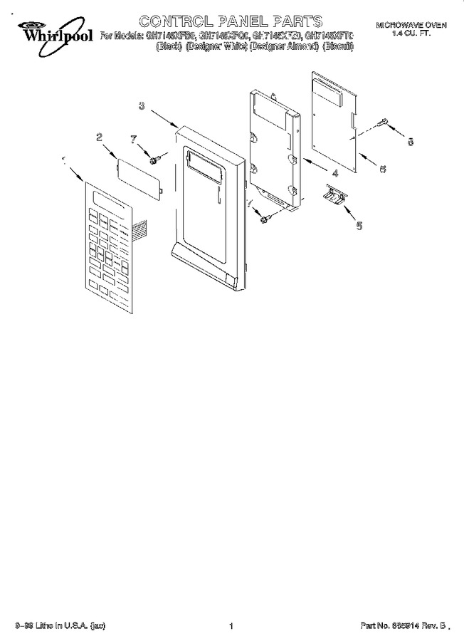 Diagram for GH7145XFT0