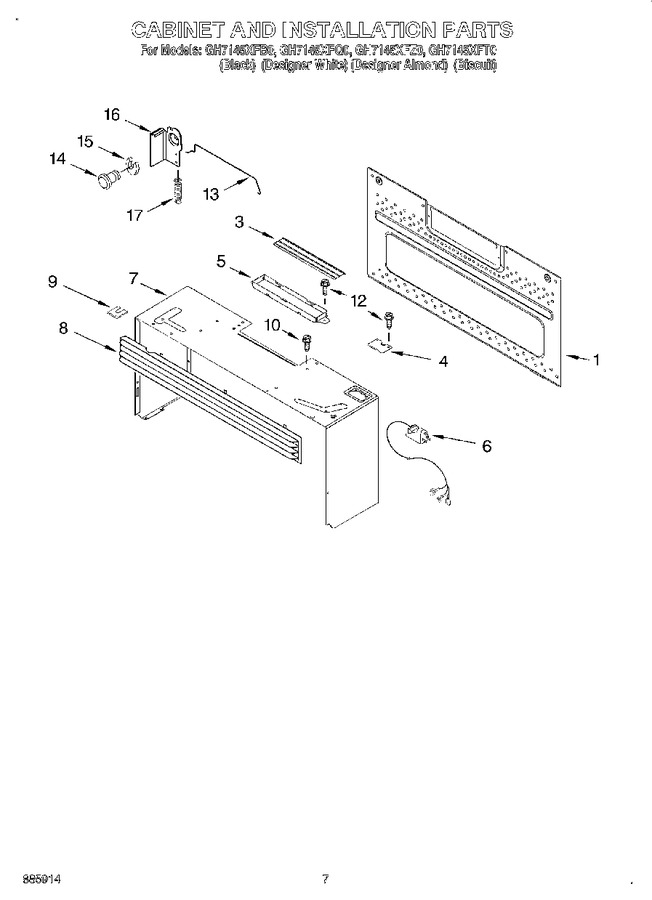 Diagram for GH7145XFQ0