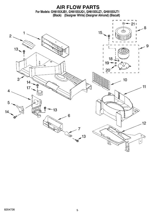 Diagram for GH8155XJB1