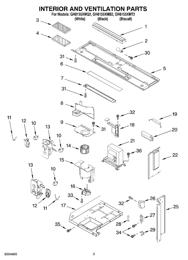 Diagram for GH8155XMQ2