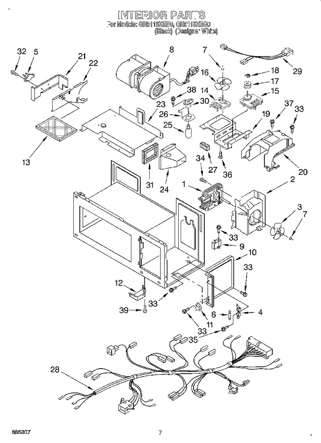 Diagram for GH9115XEB0