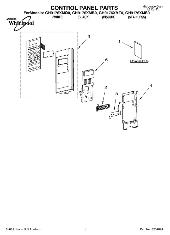 Diagram for GH9176XMS0
