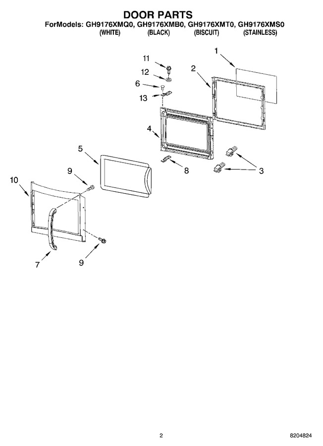 Diagram for GH9176XMS0