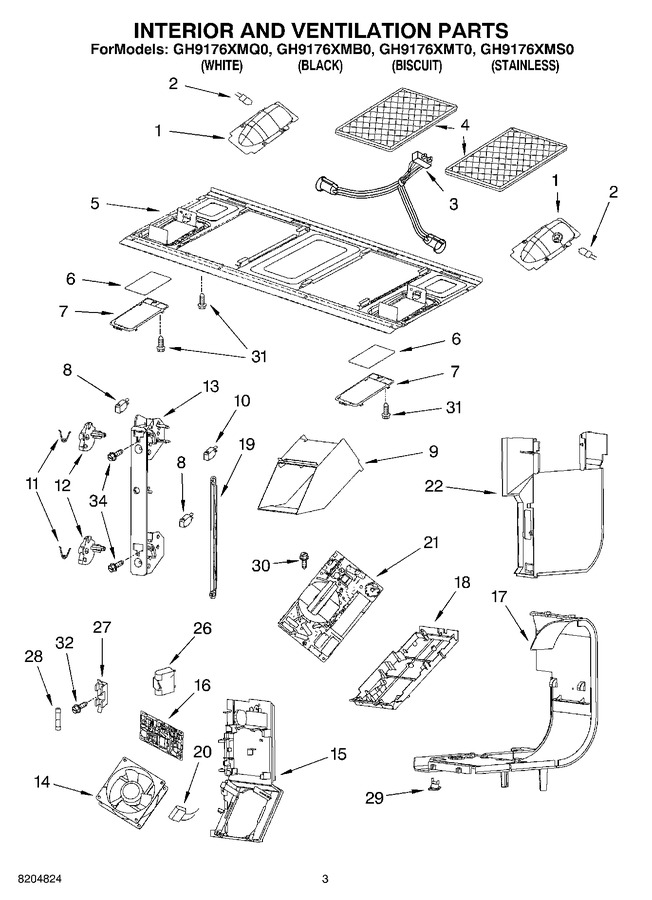 Diagram for GH9176XMT0
