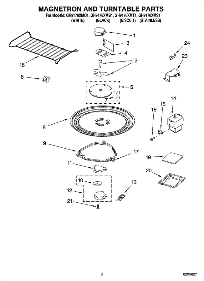 Diagram for GH9176XMB1
