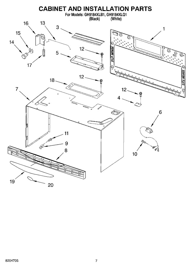 Diagram for GH9184XLB1