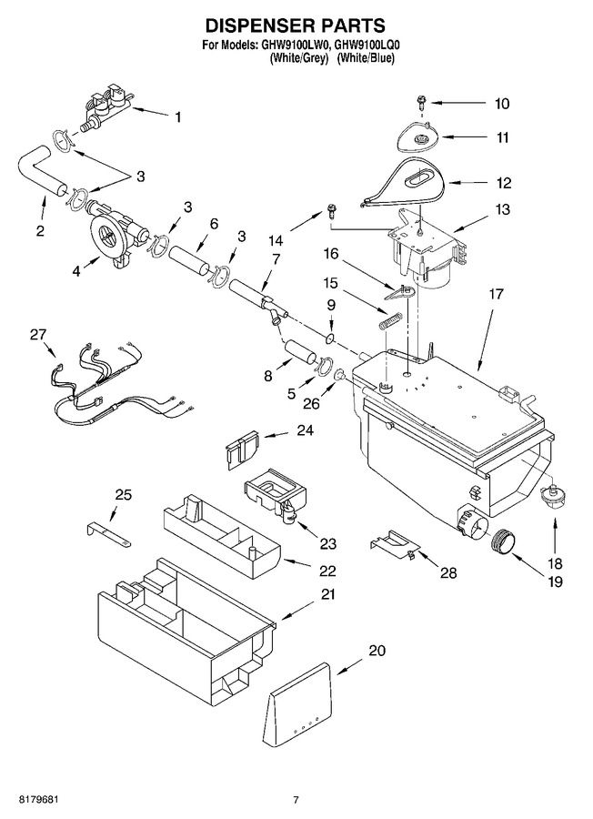 Diagram for GHW9100LQ0