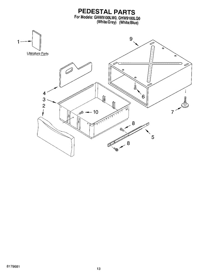 Diagram for GHW9100LQ0