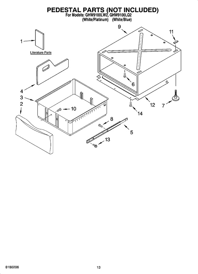 Diagram for GHW9100LW2