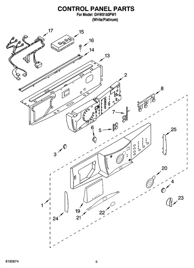 Diagram for GHW9150PW1