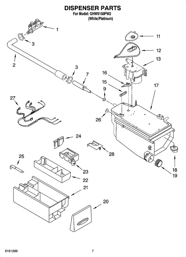 Diagram for GHW9150PW2