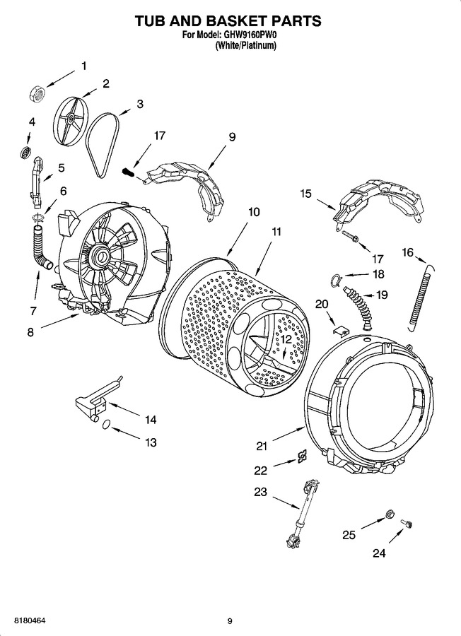 Diagram for GHW9160PW0