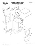 Diagram for 01 - Top And Cabinet, Literature