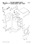 Diagram for 01 - Top And Cabinet Parts