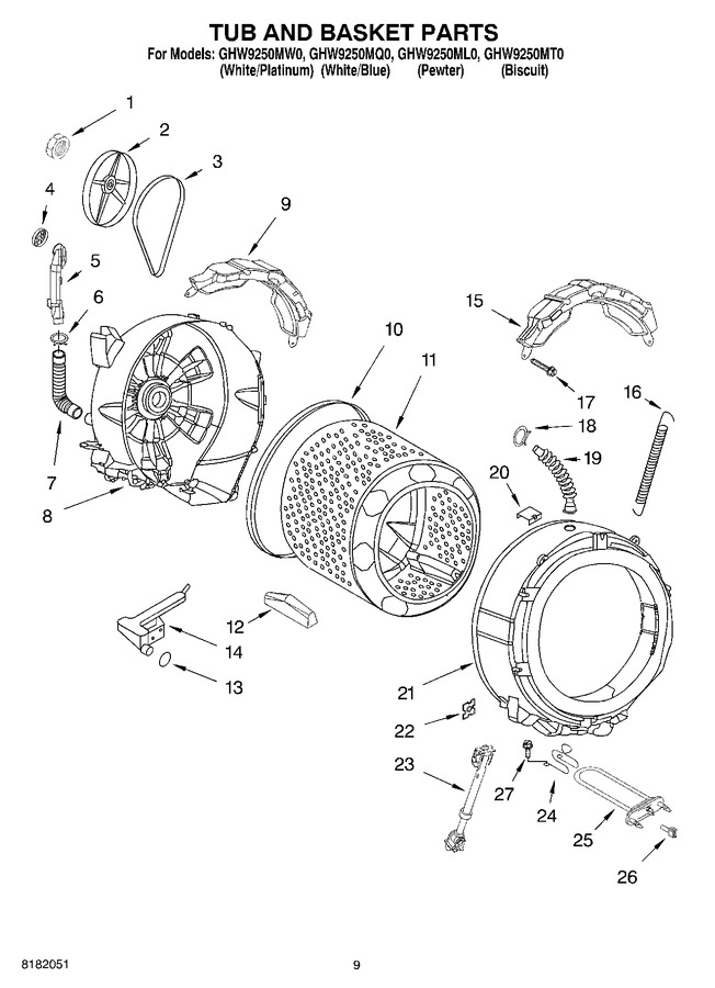 Diagram for GHW9250MQ0