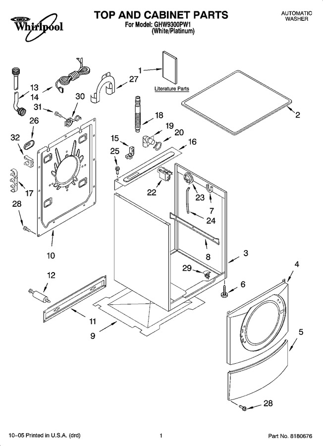 Diagram for GHW9300PW1