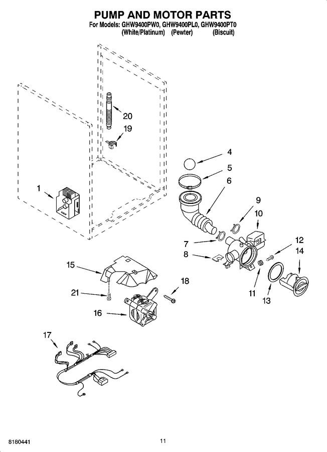 Diagram for GHW9400PL0