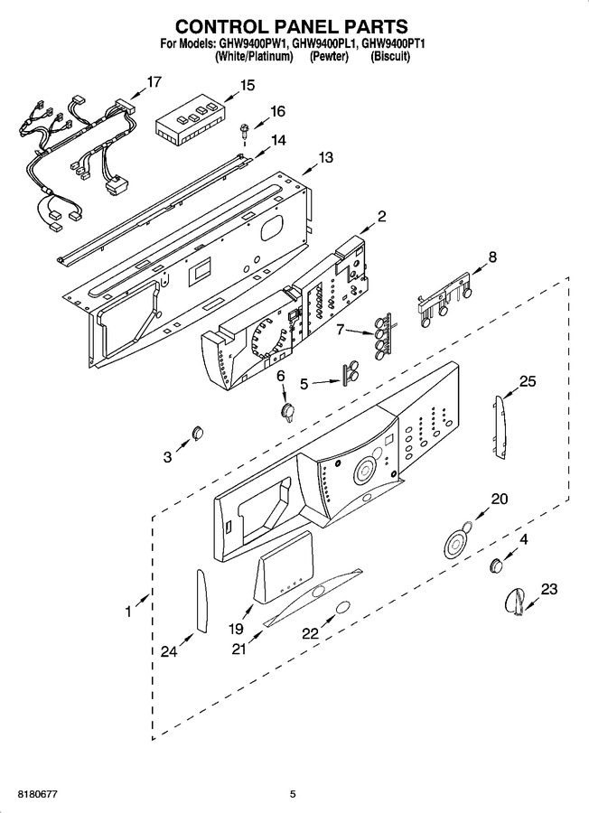Diagram for GHW9400PL1