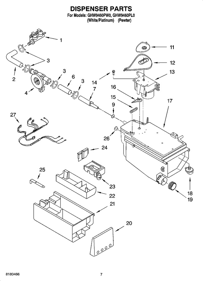 Diagram for GHW9460PW0
