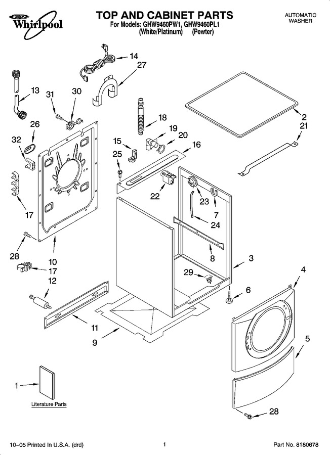 Diagram for GHW9460PL1