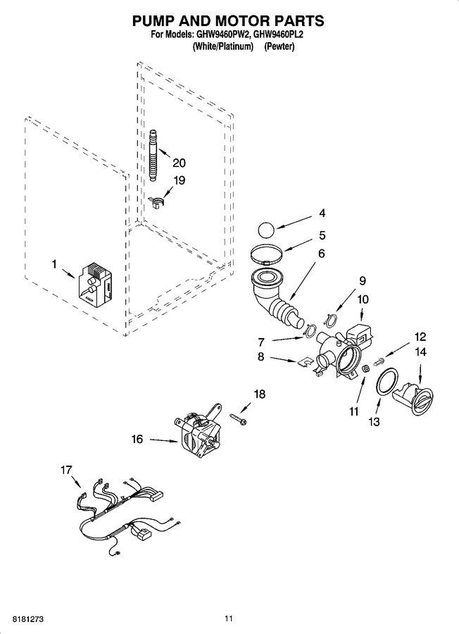 Diagram for GHW9460PL2