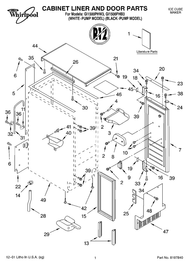 Diagram for GI1500PHW3