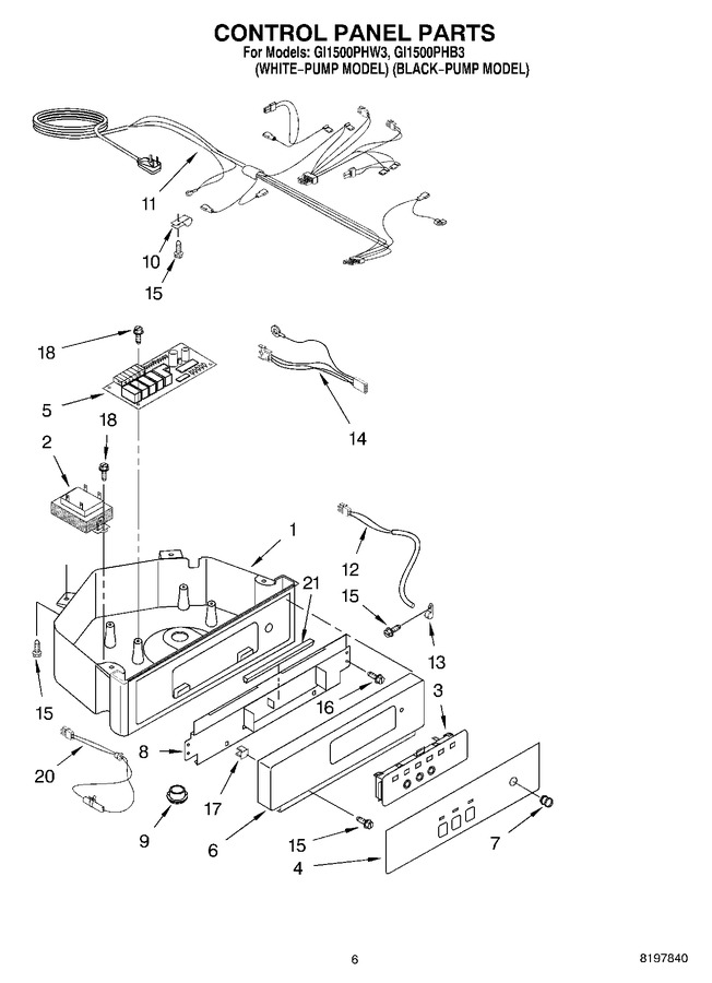 Diagram for GI1500PHW3