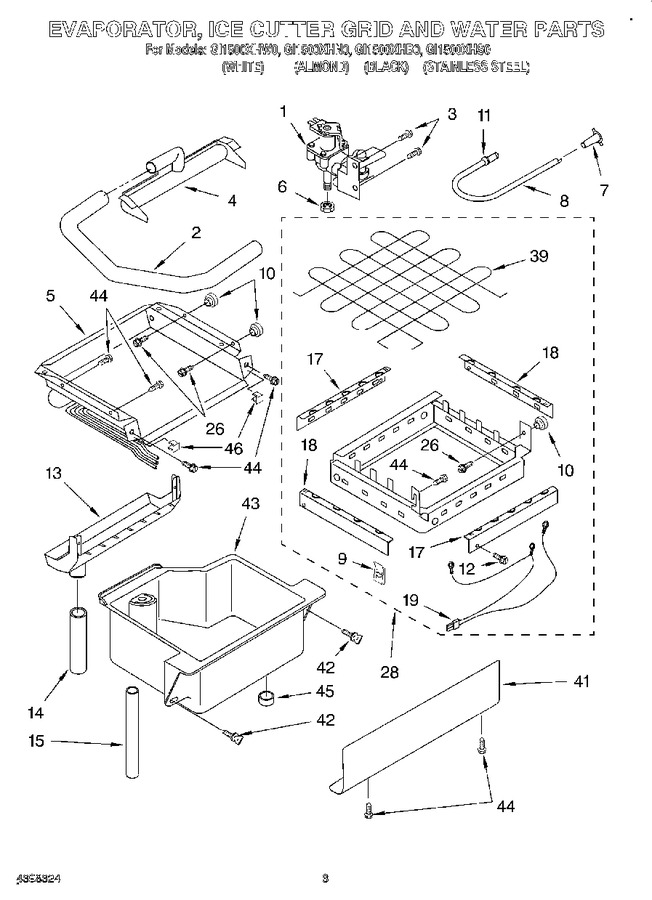 Diagram for GI1500XHS0