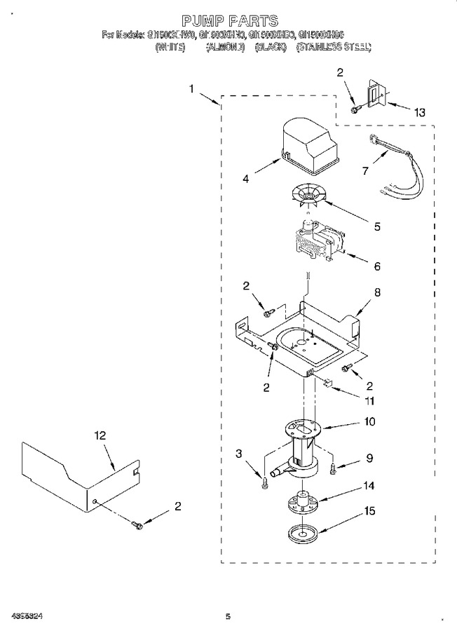 Diagram for GI1500XHN0