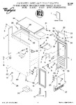 Diagram for 01 - Cabinet Liner And Door, Lit/optional