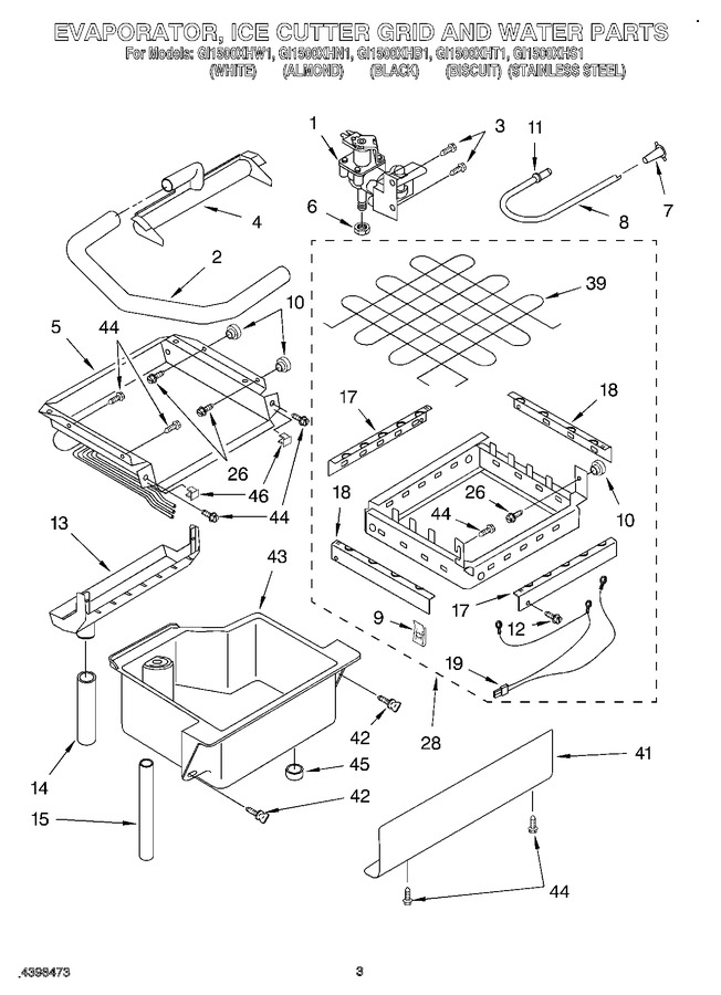 Diagram for GI1500XHS1