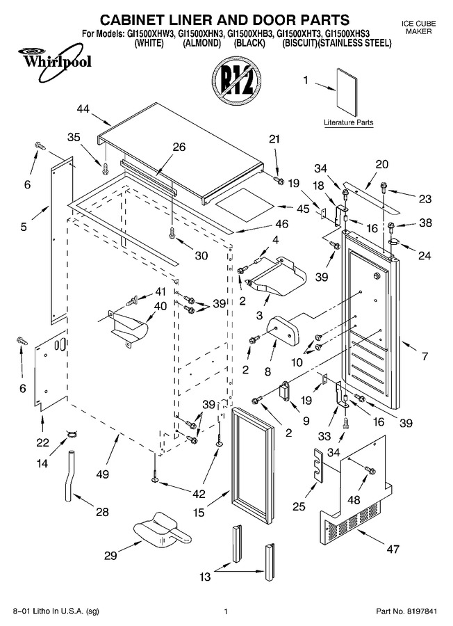 Diagram for GI1500XHT3