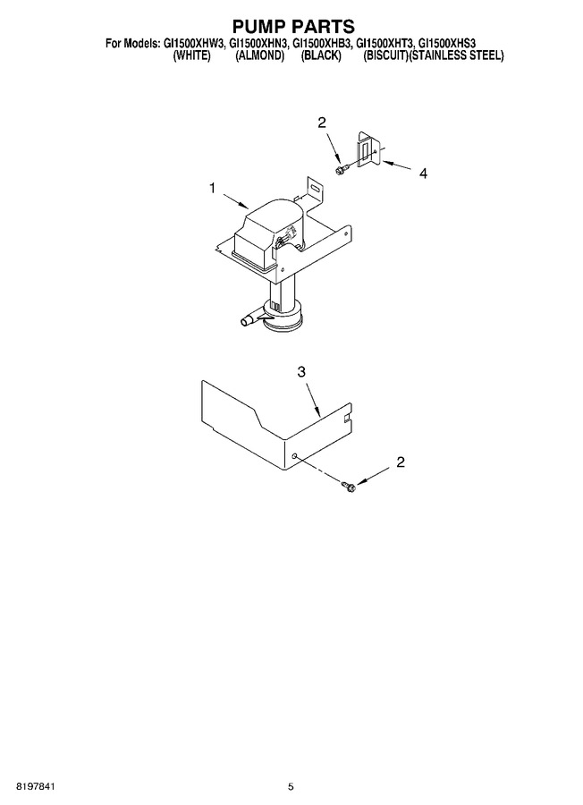Diagram for GI1500XHW3
