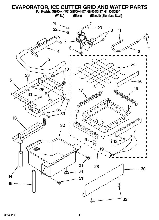 Diagram for GI1500XHT7