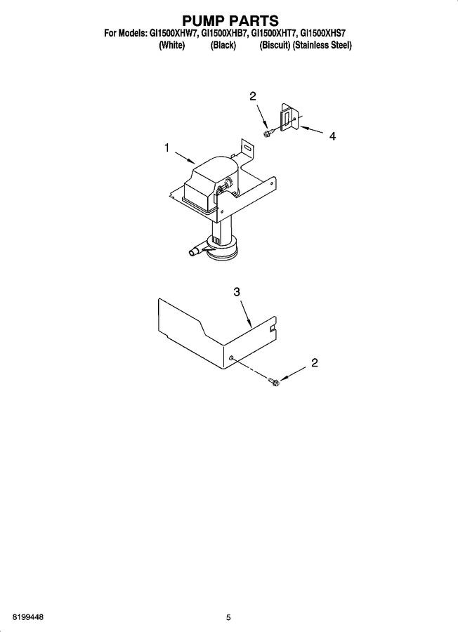 Diagram for GI1500XHT7