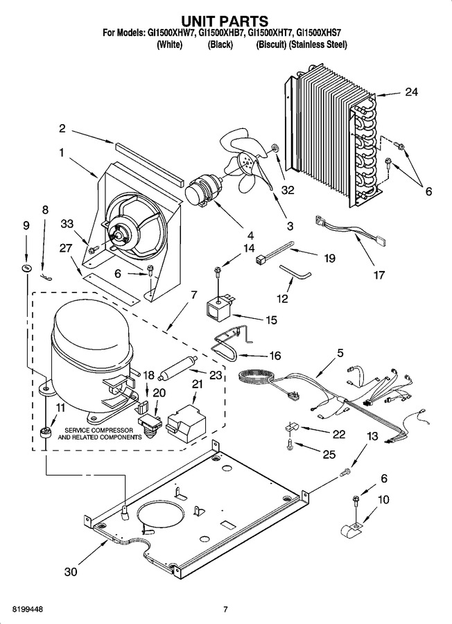Diagram for GI1500XHW7