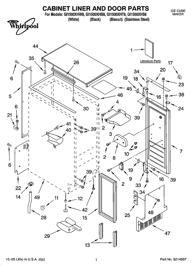 Diagram for GI1500XHS8