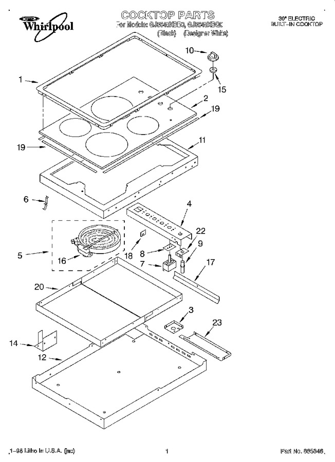 Diagram for GJ8640XBQ0