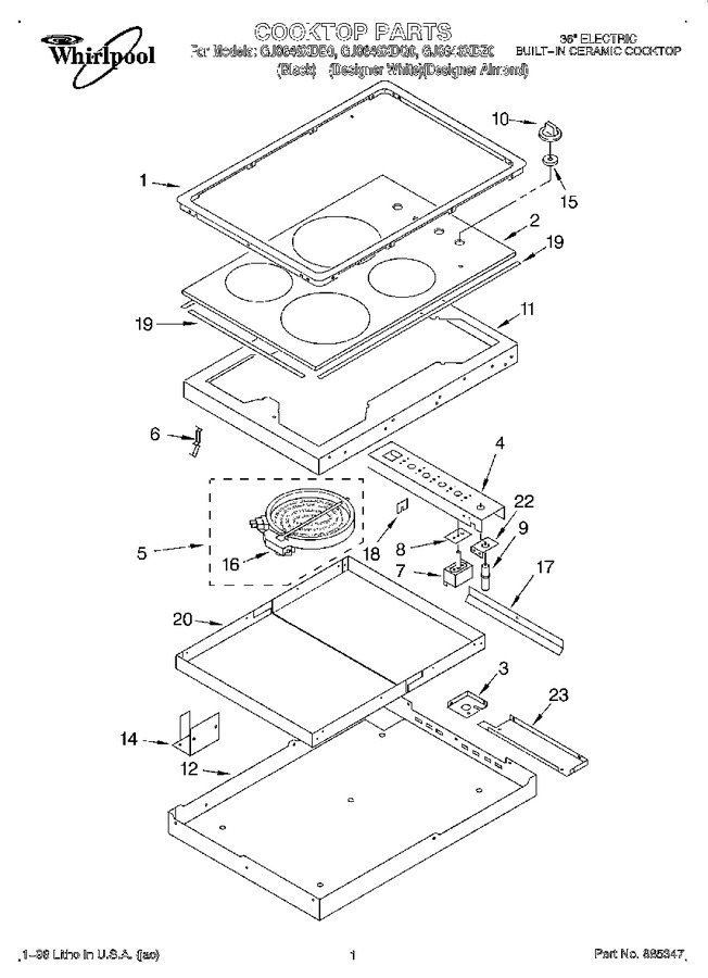 Diagram for GJ8646XDB0