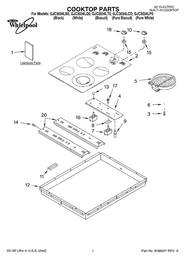 Diagram for GJC3034LCO