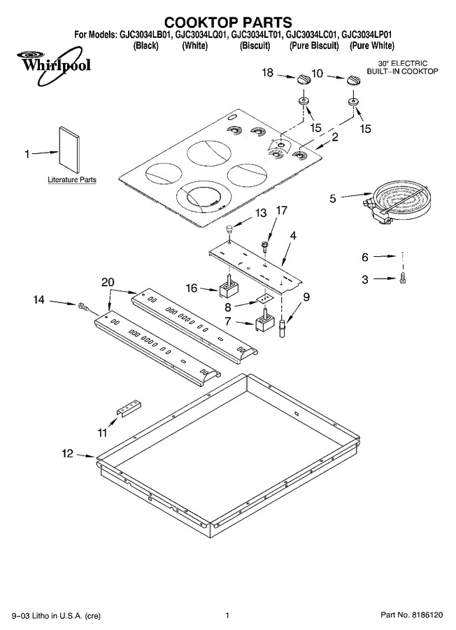 Diagram for GJC3034LP01