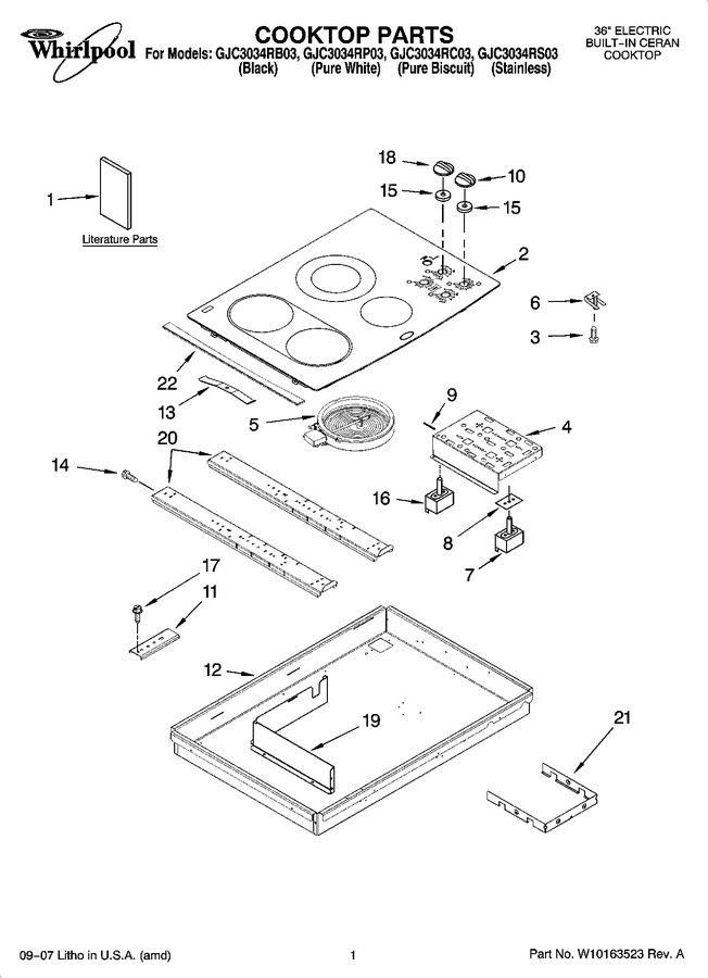 Diagram for GJC3034RB03