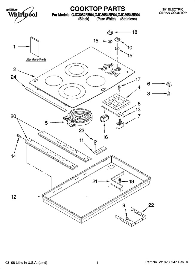 Diagram for GJC3054RP04