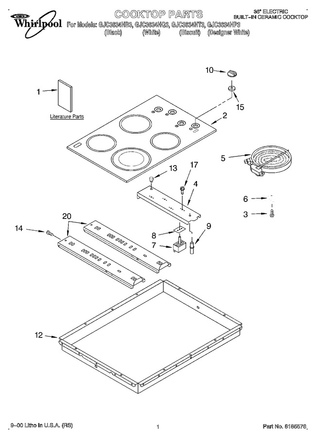 Diagram for GJC3634HT3