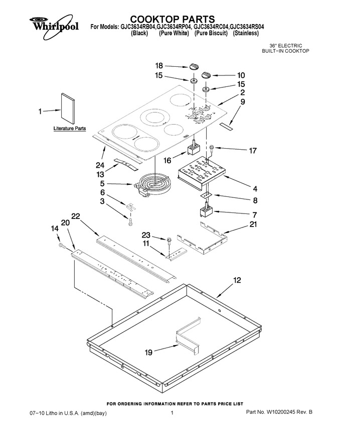 Diagram for GJC3634RS04