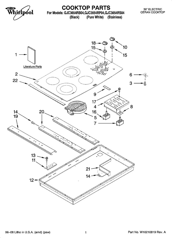 Diagram for GJC3654RB04