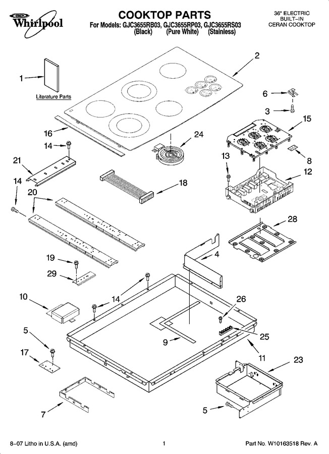 Diagram for GJC3655RP03